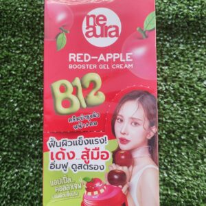 ครีมซอง Neaura B12 แอปเปิ้ลแดง 🍎 เจลบูสเตอร์หน้าใส ลดสิว รอยสิว ผิวแข็งแรง  เหมาะกับวัยรุ่น